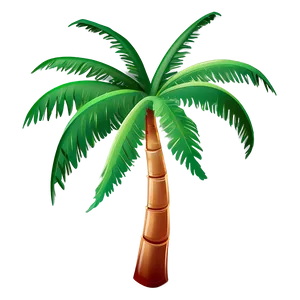 Eco-friendly Palm Tree Emoji PNG Rua PNG
