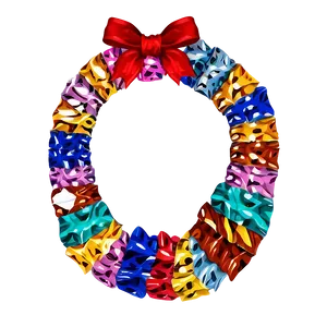 Eco-friendly Recycled Material Wreath PNG 05242024 PNG
