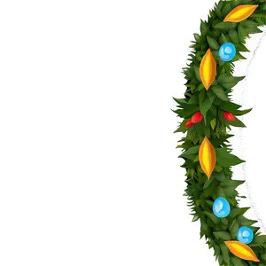 Eco-friendly Recycled Material Wreath PNG 05242024 PNG