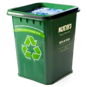 Eco-friendly Recycling Bin PNG Glj PNG