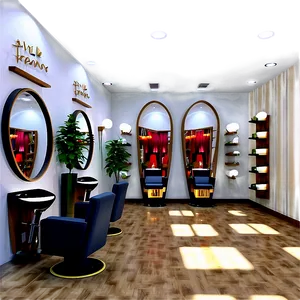 Eco-friendly Salon Interior Design Png Vmm PNG image