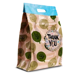 Eco-friendly Thank You Bag Png 40 PNG image