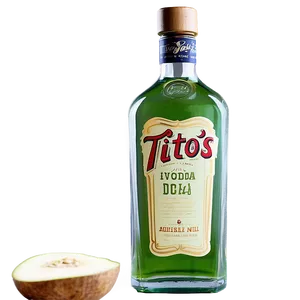 Eco-friendly Tito's Vodka Bottle Png 06252024 PNG image