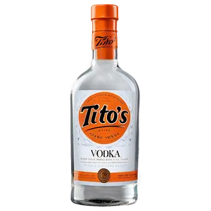 Eco-friendly Tito's Vodka Bottle Png 06252024 PNG image