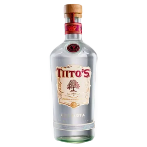 Eco-friendly Tito's Vodka Bottle PNG Lqe PNG