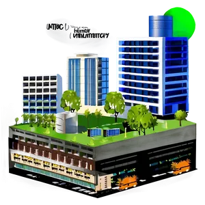 Eco-friendly Urban Development PNG Poq83