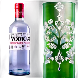 Eco-friendly Vodka Bottle PNG 49 PNG