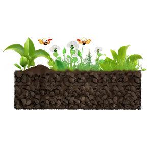 Eco Garden Dirt Texture PNG Xmi PNG