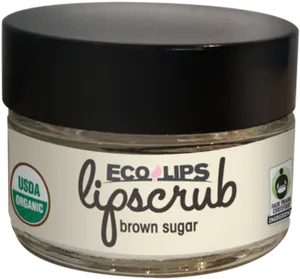 Eco Lips Brown Sugar Lip Scrub PNG image