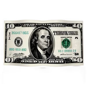 Economical Dollar Bill Representation Png 05252024 PNG image