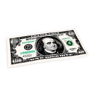 Economical Dollar Bill Representation Png Man PNG image