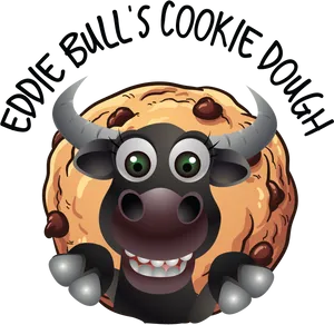 Eddie Bulls Cookie Dough Logo PNG image