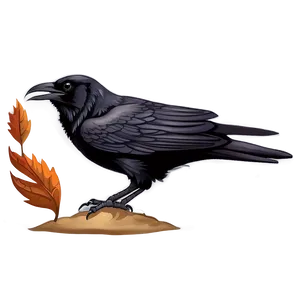 Edgar Allan Poe's Raven Png 06122024 PNG image