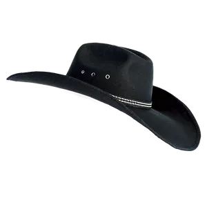 Edgy Black Cowboy Hat PNG 40