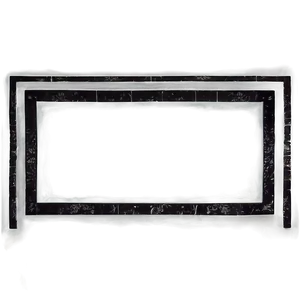Edgy Black Grunge Border PNG Juy60 PNG