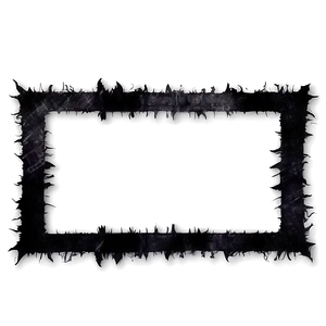 Edgy Black Grunge Border Png Yrw PNG image