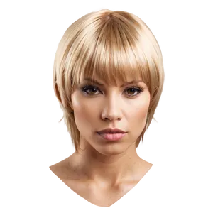 Edgy Blond Hair PNG 06262024 PNG