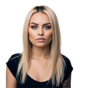 Edgy Blonde Haircuts PNG Ypi34