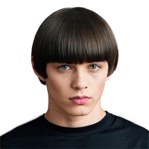Edgy Bowl Cut For Men PNG 06212024