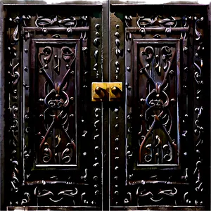 Edgy Iron Door PNG Kbg