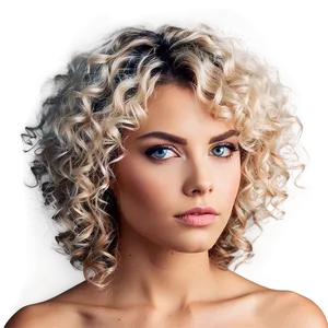 Edgy Perm Hair For Bold Look PNG Kec63 PNG