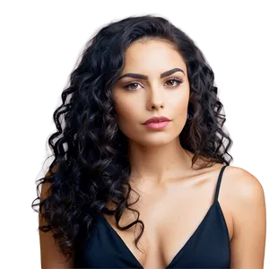 Edgy Perm Hair For Bold Look PNG Lmj56 PNG
