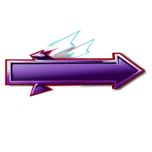 Edgy Purple Arrow PNG 06272024