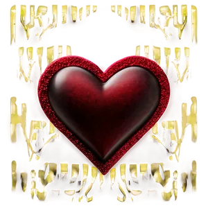 Edgy Red Heart Emoji PNG Wvw PNG