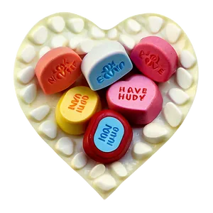 Edible Conversation Hearts Png Cfw PNG image