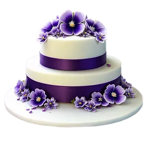 Edible Flower Wedding Cake Png Wxb PNG image