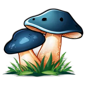 Edible Mushroom Cartoon Png 06272024 PNG image