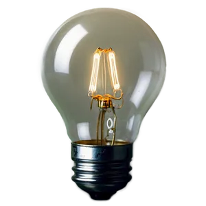 Edison Light Bulb PNG Mqt
