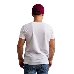 Editable White T-shirt Mockup Png Lwx PNG image