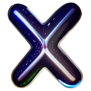 Editable X Transparent PNG Lqt53