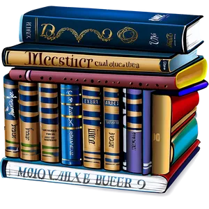 Educational Books Stack Png Yey82 PNG image