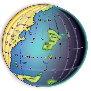 Educational Globe Diagram PNG Xtb69 PNG