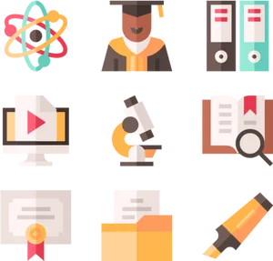 Educational Icons Set