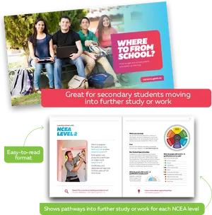 Educational Pathways Promotional Materials PNG image
