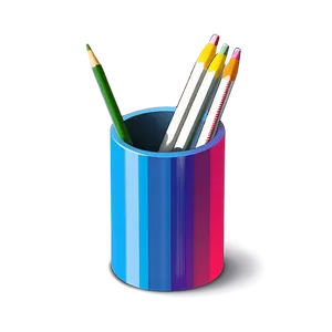 Educational Pencil Holder PNG 82