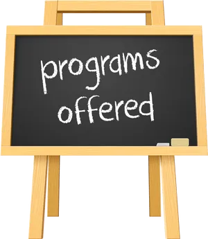 Educational Programs Blackboard PNG image