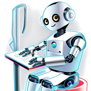 Educational Robot Clipart PNG 06262024 PNG