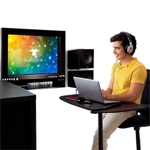 Educational Video Editing PNG Viv