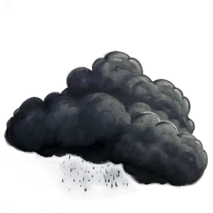 Eerie Black Clouds PNG 06252024