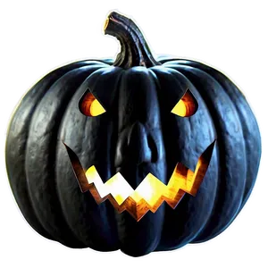 Eerie Black Pumpkin Png 06282024 PNG image