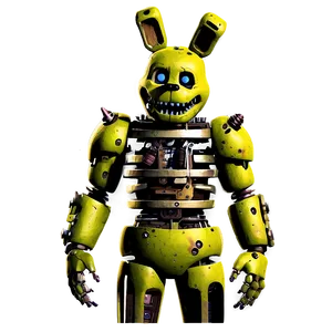 Eerie Springtrap Artwork PNG Tnx