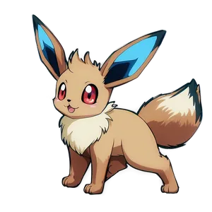 Eevee Anime Scene Png 05062024 PNG image