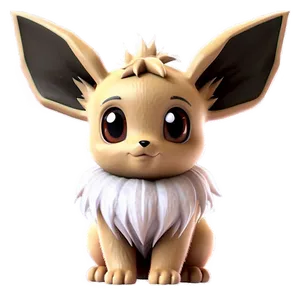 Eevee Evolution 3d Model Png Enl10 PNG image