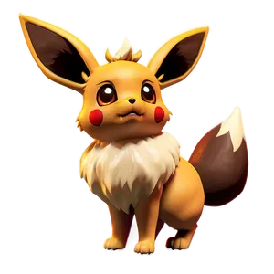 Eevee Evolution 3d Model Png Vdj26 PNG image