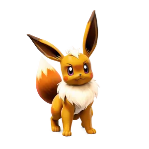 Eevee Trainer Battle Pose Png One45 PNG image