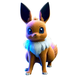 Eevee Trainer Battle Pose Png Ybe31 PNG image